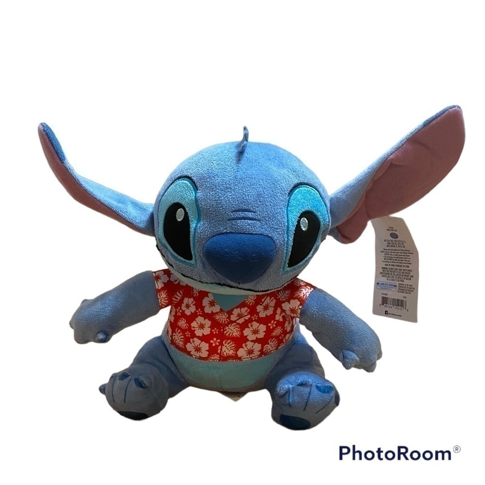 Disney Stitch Plush Stuffed Animal NWT Blue Red